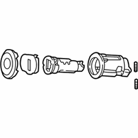 OEM 2001 Jeep Grand Cherokee Cylinder Lock-Door Lock - 5013682AA