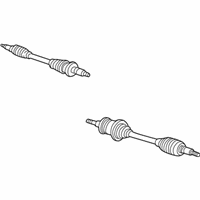 OEM 2000 Ford Mustang Axle Assembly - 2R3Z-4K138-A