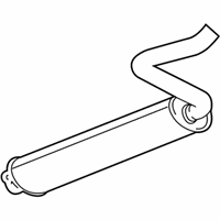 OEM 2013 Chevrolet Cruze Center Muffler - 13410647