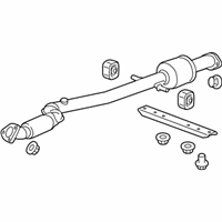 OEM 2012 Chevrolet Cruze Converter & Pipe - 42426782