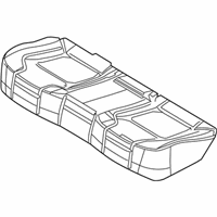 OEM 2014 Ford Police Interceptor Sedan Seat Cushion Pad - DG1Z-54600A88-A