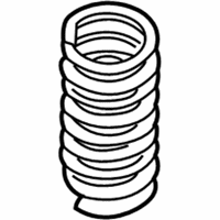 OEM 2001 BMW Z8 Coil Spring, Rear - 33-53-1-096-095