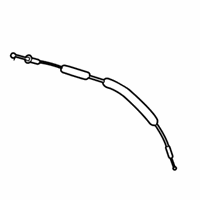 OEM 2022 Toyota Camry Lock Cable - 69710-06200