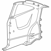 OEM Chevrolet Cavalier Panel Asm-Quarter Trim (Chevrolet/Pjj) *Graphite - 22619027