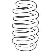 OEM Buick Enclave Coil Spring - 23104465