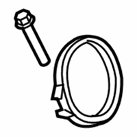 OEM Acura MDX Clamp, Air Flow (100) - 17314-RKG-A01