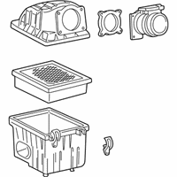 OEM 1998 Ford Ranger Air Cleaner Assembly - YL5Z-9600-AB