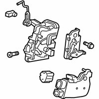 OEM 2006 Honda Pilot Lock Assembly Left Rear Door - 72650-S9V-A13