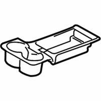 OEM 2012 Infiniti FX50 Cup Holder Assembly - 88741-1CB1A