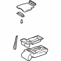 OEM 2012 Infiniti FX35 Rear Seat Armrest Assembly - 88700-1CB1B