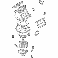 OEM 2001 Nissan Frontier Blower Assy-Front - 27215-9Z100