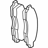 OEM Lincoln Aviator Front Pads - 4U2Z-2V001-AB