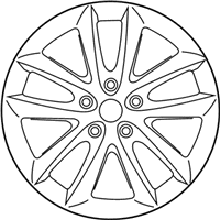 OEM 2008 Infiniti G35 Aluminum Wheel - D0300-JK010