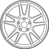 OEM 2009 Infiniti G37 Spare Tire Wheel Assembly - 40300-JK00A