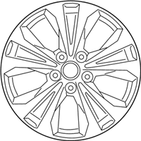 OEM Lexus UX250h Wheel, Disc Chrome P - 4261A-76140