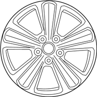 OEM 2019 Lexus UX250h Wheel, Disc - 42611-76310