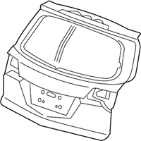 OEM 2007 Acura MDX Tailgate (Dot) - 68100-STX-315ZZ