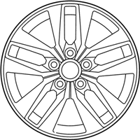 OEM 2022 Toyota Avalon Wheel, Alloy - 42611-07141