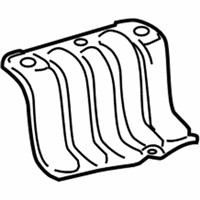 OEM 2016 Toyota Yaris Exhaust Heat Shield - 583270D160