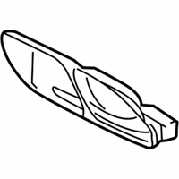 OEM 2004 BMW 325Ci Inner Right Door Handle - 51-41-8-222-706
