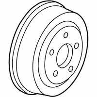 OEM Ford F-150 Heritage Brake Drum - YL3Z-1V126-AA