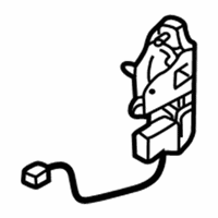 OEM Kia Spectra Lock, Left - 0K2N259311