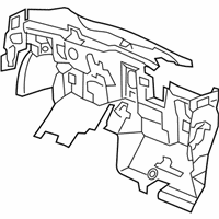 OEM 2021 Honda Civic Insulator, Dashboard - 74260-TGG-A00