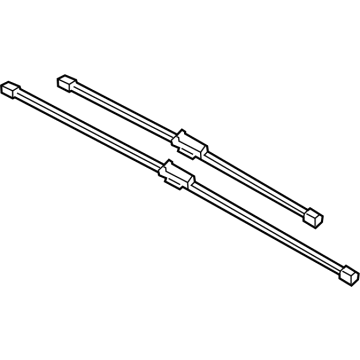 OEM 2021 BMW 330i Set Of Wiper Blades - 61-61-9-478-361