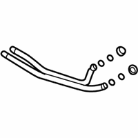 OEM Saturn LW2 Pipe Asm, Heater Inlet & Outlet - 90586840