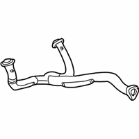 OEM 1999 Ford F-250 Exhaust Straight Pipe - F81Z5246BA