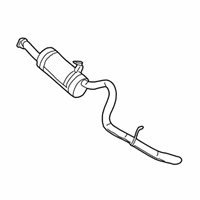 OEM 1999 Ford F-250 Muffler - YC3Z-5230-DA