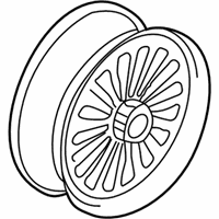 OEM 1997 BMW 328i Light Alloy Rim - 36-11-1-180-410