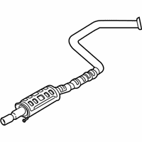 OEM 2020 Hyundai Elantra Center Muffler Assembly - 28650-F2960