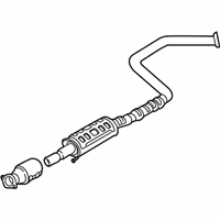 OEM 2020 Hyundai Elantra Center Muffler Complete - 28600-F2960