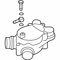 OEM 2010 BMW M6 Thermostat Housing - 11-53-7-834-271
