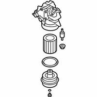 OEM 2007 BMW M6 Oil Filter With Oil Cooler Connection - 11-42-7-837-710