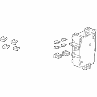 OEM 2012 Acura ZDX Box Assembly, Passenger Fuse - 38210-SZN-A01