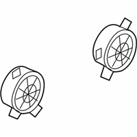 OEM Cadillac Escalade Fan Motor - 25949002
