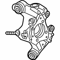 OEM Honda Crosstour Knuckle, Right Rear - 52210-TP6-A01