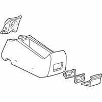 OEM Toyota Prius Box Sub-Assy, Console, Rear - 58901-47020-B0