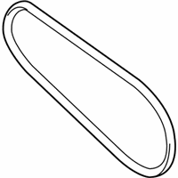 OEM BMW X5 Ribbed V-Belt - 64-55-7-809-801