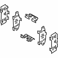 OEM Nissan Rogue Hardware Kit - D4080-4BA0B