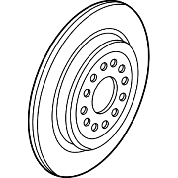 OEM 2022 Jeep Grand Wagoneer ROTOR-BRAKE - 68437278AA