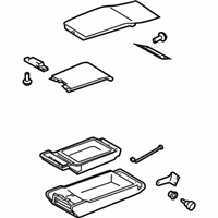 OEM Infiniti M45 Rear Seat Armrest Assembly - 88700-CS010