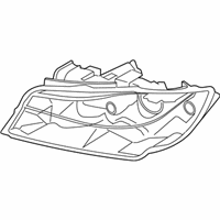 OEM 2008 BMW 335i Right Headlight - 63-11-7-161-670