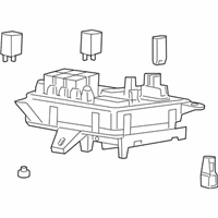 OEM Buick Fuse & Relay Box - 23106752