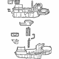 OEM Dodge Durango Housing-A/C And Heater - 68057727AA