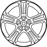 OEM 2007 Toyota Solara Wheel, Alloy - 42611-06630