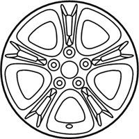 OEM Toyota Solara Wheel, Alloy - 42611-AA031