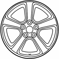 OEM 2008 Toyota Solara Wheel, Alloy - 42611-AA041